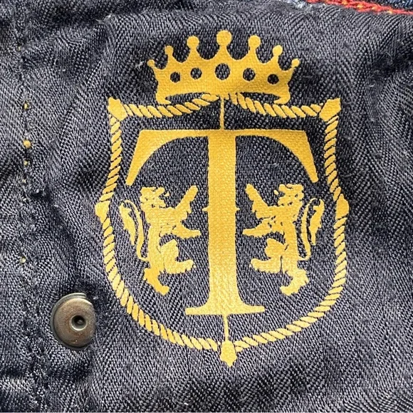 Talbots Signature Crop Flare Petite Jean Capris - Picture 7 of 14